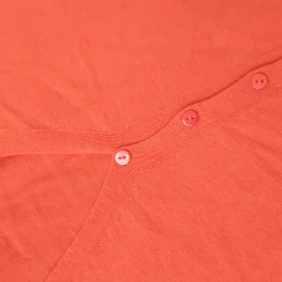 Gorgeous Kontatto Red/Orange Cropped Doleman Cardigan, Size M - Picture 4 of 6